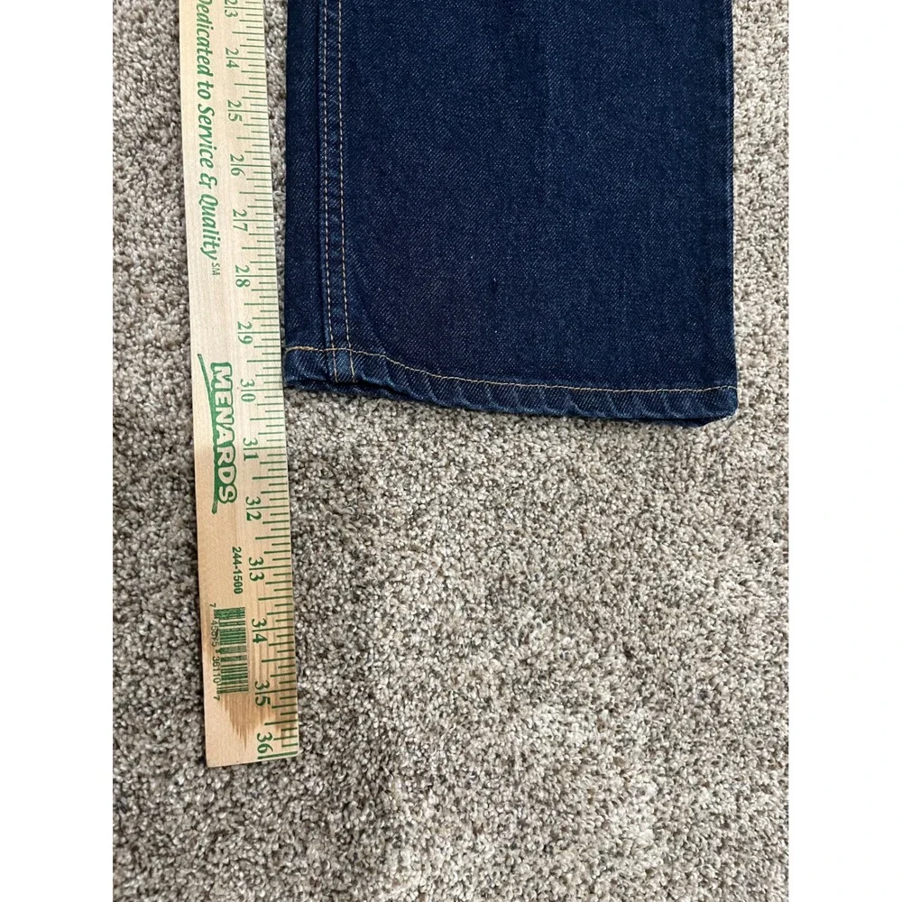 Vintage Y2K Levis 505 Regular Fit Straight Leg Jeans Mens 38x30 Indigo Blue USA